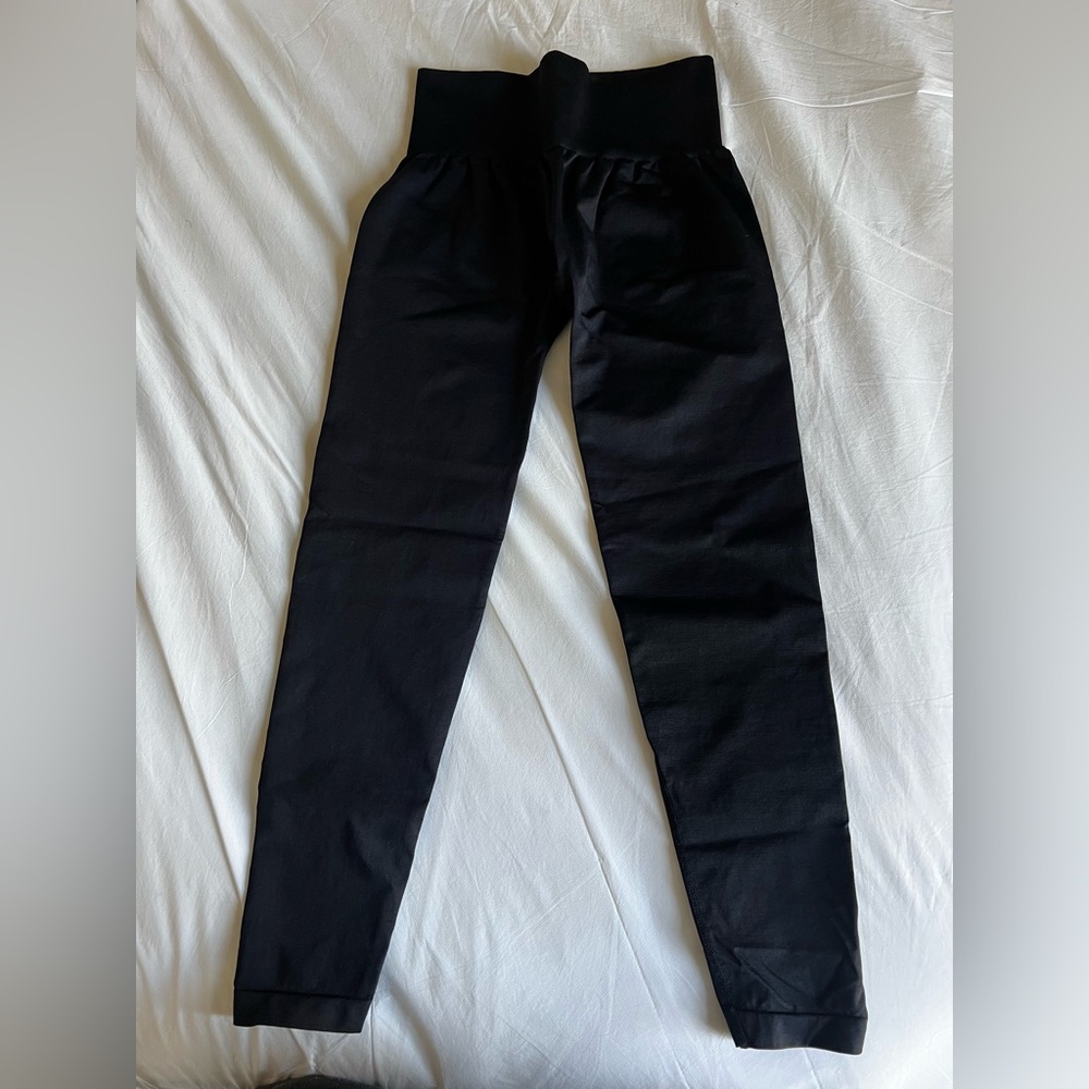 High-Waist Black Women's Ponte Leggings